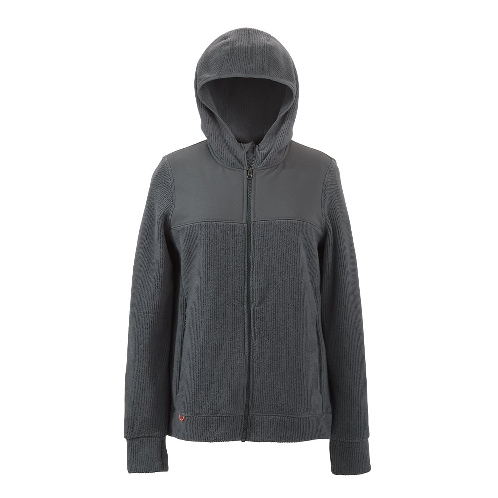 Grundens Women's Bering Fleece Full - Zip Hoodie - Anchor - Steveston Marine and Hardware