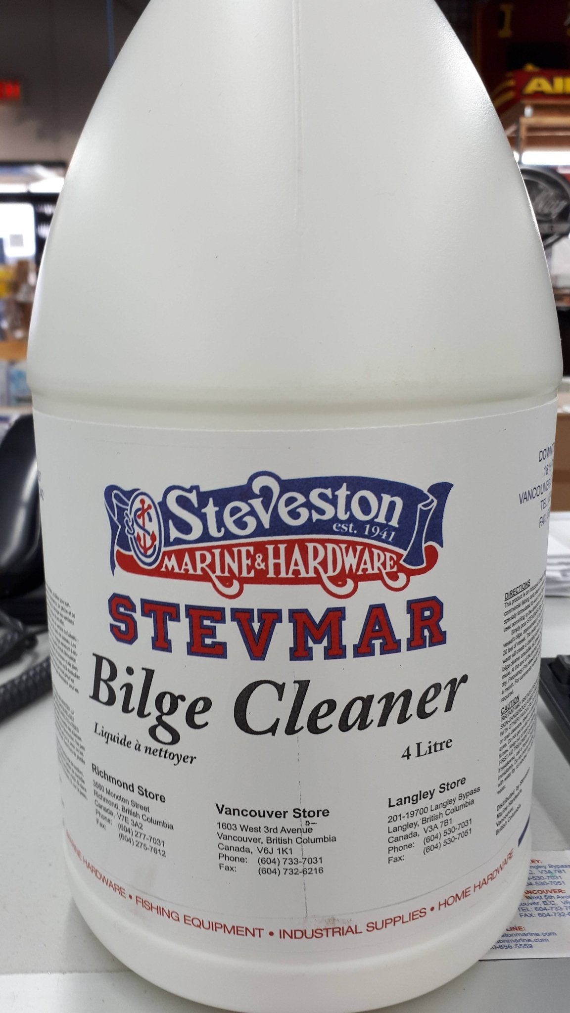 Stevemar Bilge Cleaner - Steveston Marine and Hardware