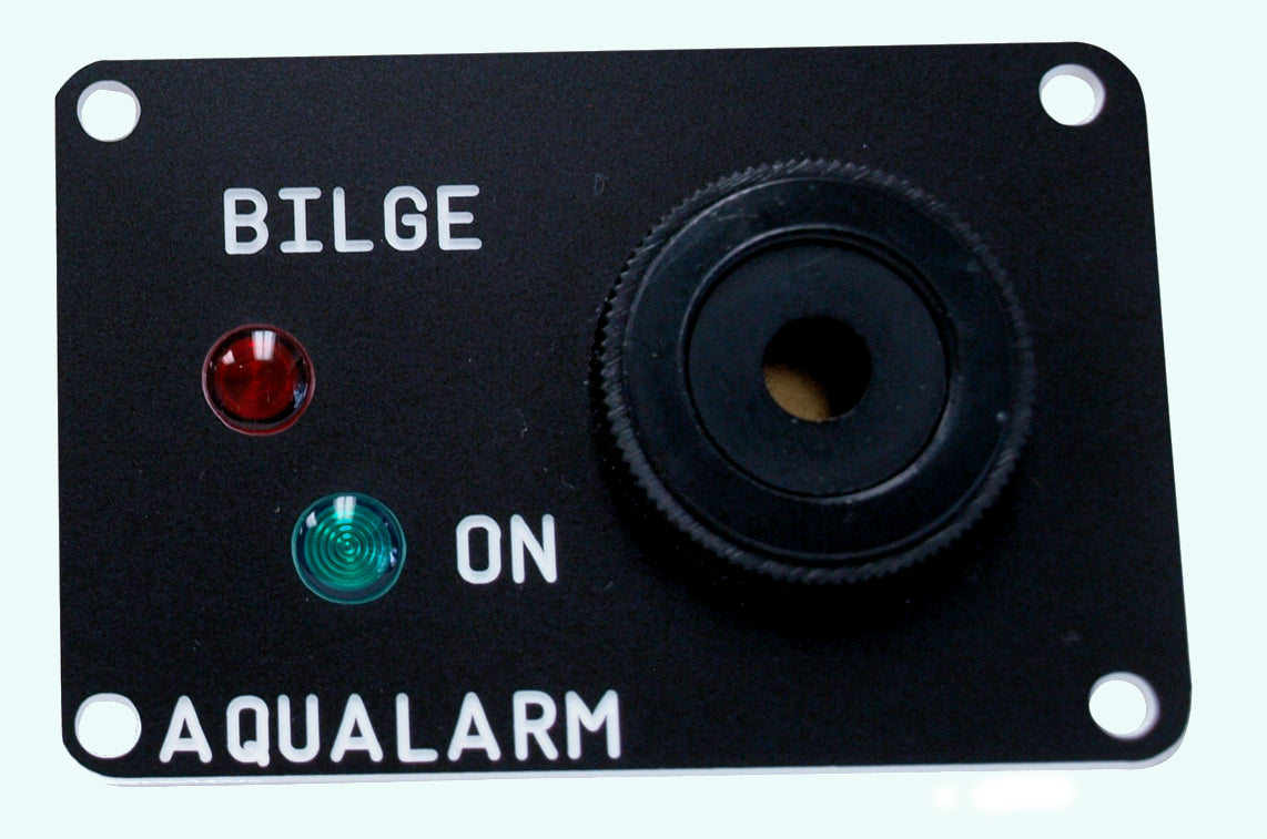 Aqualarm Bilge High Water Panel 12V Blk