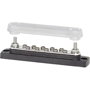 Blue Sea Systems Common 150A BusBar - 10 Gang with Cover - 2300 - Steveston Marine and Hardware