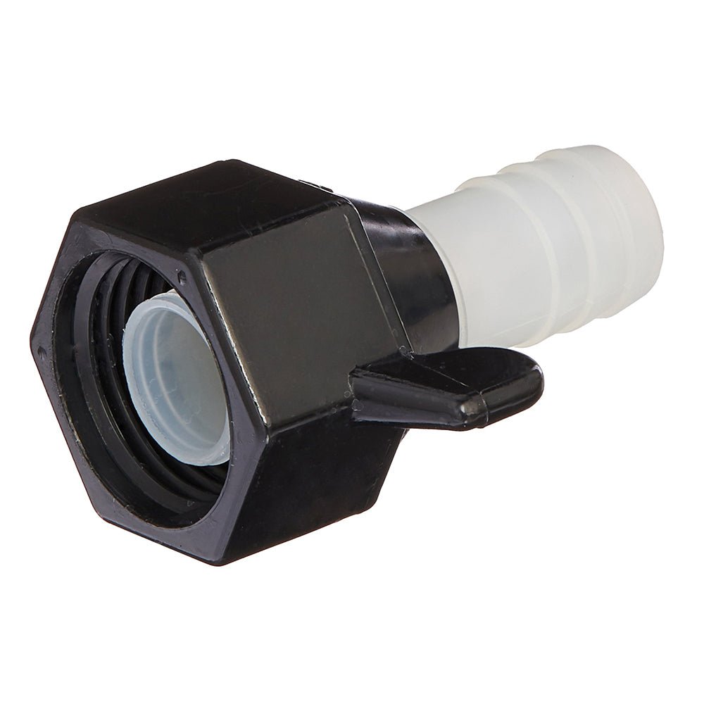 Shurflo 1/2 Nptx3/8 Barb Swivel Adapter - Steveston Marine and Hardware
