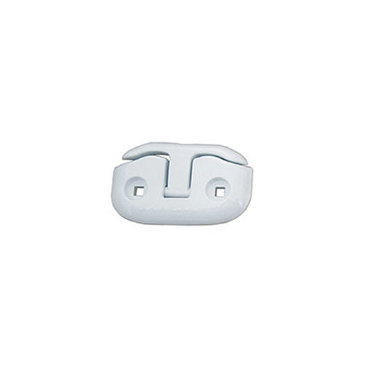 Dock Edge Flip-Up Cleat 6" Powder Coated White Almag 35 Aluminum