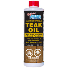 Captain Phab Teak Oil C W Uv 500 Ml