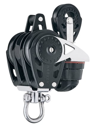 Harken 40mm Triple Carbo Ratchet w-Cam, Becket & 29mm Block