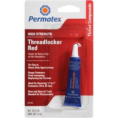 Spraynine Red Permanent Strength Threadlocker - Steveston Marine and Hardware