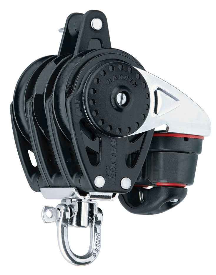 Harken 57mm Triple Carbo Ratchamatic With Cam And Becket