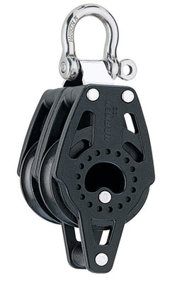 Harken 40mm Carbo Fixed Double w-Becket