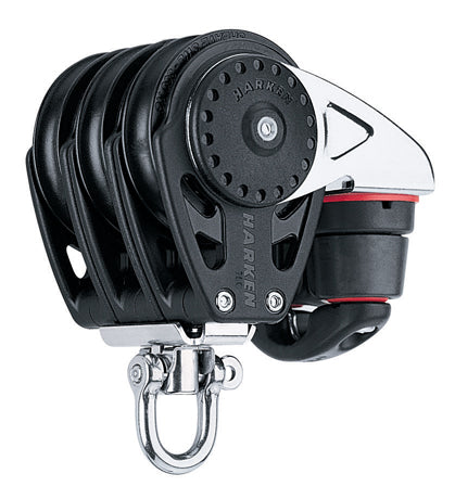 Harken 75mm Triple Carbo Block w-Cam Cleat