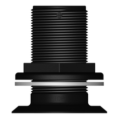 Tru Design Thruhull Flush Black - 1 - 1/2 - 91241 - Steveston Marine and Hardware
