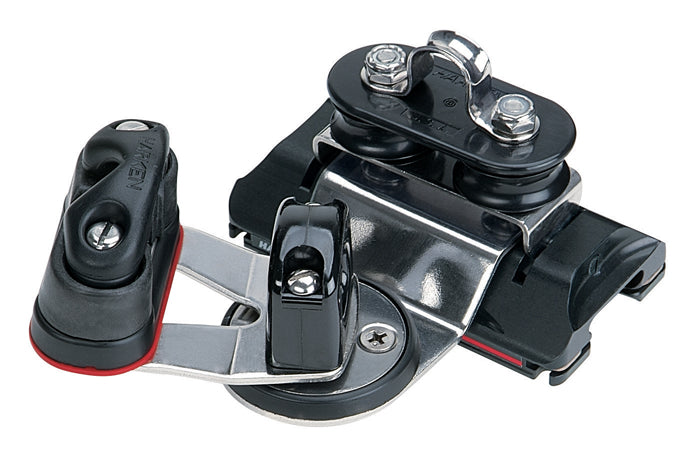Harken 1250 Small Boat CB Car w-Pivoting Fixed Sheaves & Cams