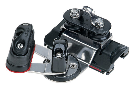 Harken 1250 Small Boat CB Car w-Pivoting Fixed Sheaves & Cams