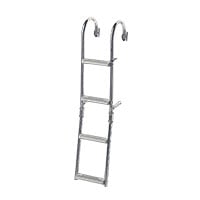 Lalizas Foldable Ladder for Nar. Transom, 2+2 steps, Inox 316, 180 Degree,
