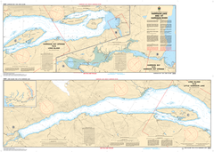 Chart 3061 - Harrison Lake and/et Harrison River