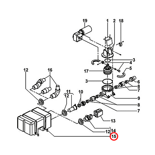 Sealand Tank Mounting Spindle Kit (311318)