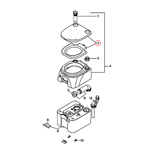 Sealand Seat And Cover Kit-Series-970 (311529)