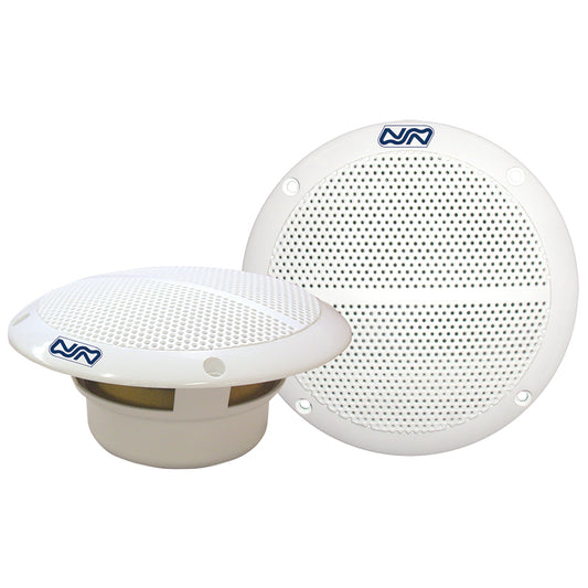 Lalizas Two-way Speakers, 80W, 5 1/4'', White, Set