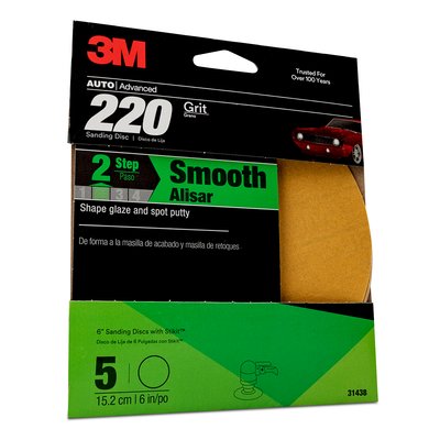 3M Marine 220A 6 Gold Stikit Discs