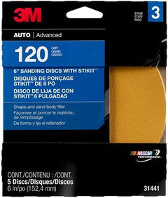 3M Marine 120A 6 Gold Stikit Discs