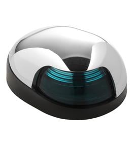 Attwood Side Light Green W/Chr Cover