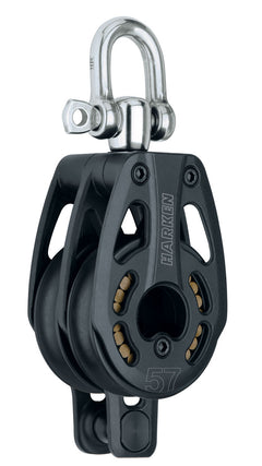 Harken 57mm HL Double Block w-Becket