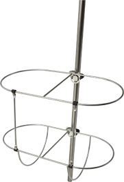 Seadog Fender Holder Double Stainless Steel 9"