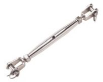 Cruiser Hardware 1/4 316 Stainless Steel J And J Pipe Turnbkle
