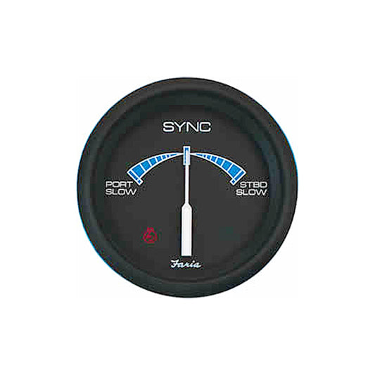 Faria Chesapeake Black Stainless Steel Synchronizer Dual Engine - 33725