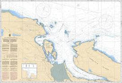 Chart 3458 - Approaches to/Approches à Nanaimo Harbour - Steveston Marine and Hardware