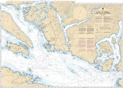 Chart 3512 - Strait of Georgia, Central Portion/Partie Centrale - Steveston Marine and Hardware