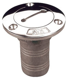 seadog fill deck cst stainless steel waste 1-1/2" hose