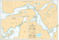 Chart 3537 - Okisollo Channel - Steveston Marine and Hardware