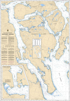 Chart 3539 - Discovery Passage - Steveston Marine and Hardware