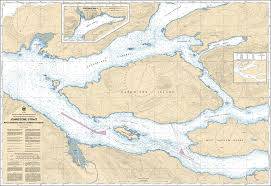 Chart 3544 - Johnstone Strait, Race Passage and/et Current Passage - Steveston Marine and Hardware