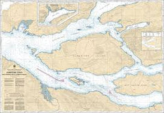 Chart 3544 - Johnstone Strait, Race Passage and/et Current Passage - Steveston Marine and Hardware