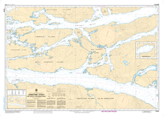 Chart 3545 - Johnstone Strait, Port Neville to  Robson Bight - Steveston Marine and Hardware