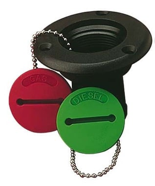 Seadog Black Cap Replace. Waste