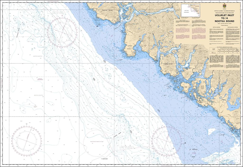 Chart 3603 - Ucluelet Inlet to  Nootka Sound - Steveston Marine and Hardware