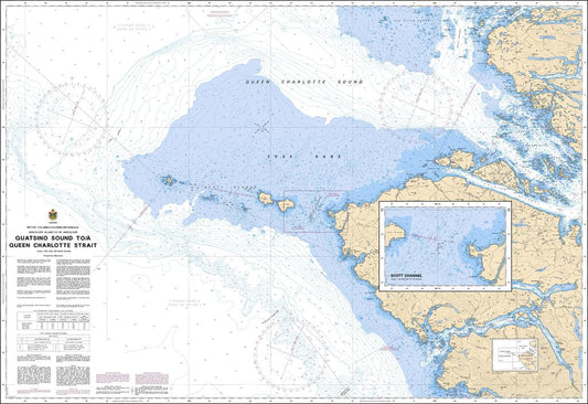 Chart 3605 - Quatsino Sound to/à Queen Charlotte Strait - Steveston Marine and Hardware