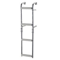 Lalizas Foldable Ladder for Nar. Transom, 1+2 steps, Inox 316, 90â°, L705xW215mm