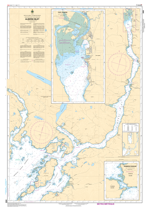 Chart 3668 - Alberni Inlet