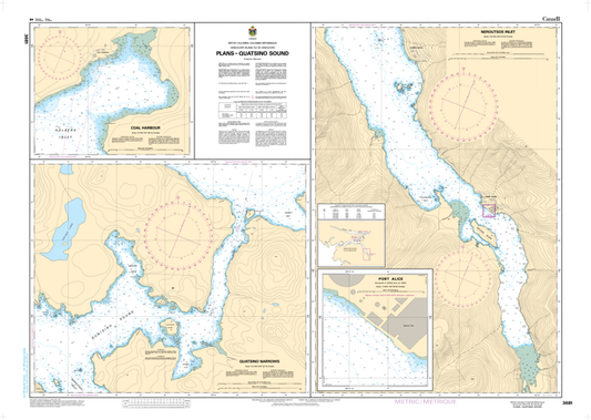 Chart 3681 - Plans - Quatsino Sound