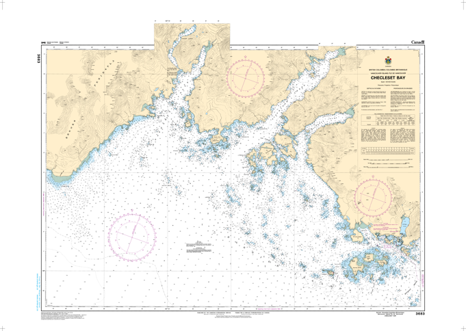 Chart 3683 - Checleset Bay
