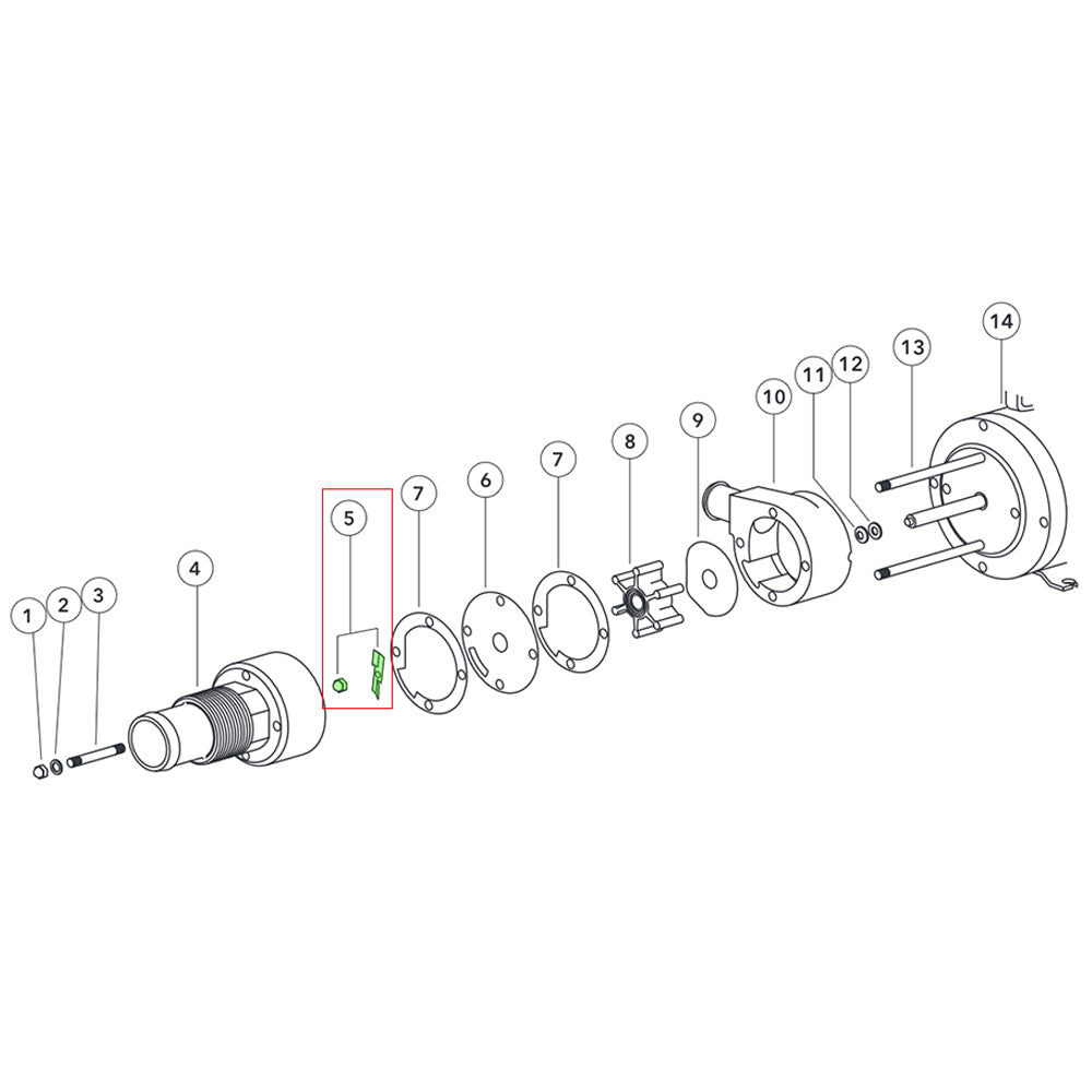 ITT Jabsco Cutter Plate - 37056-2000