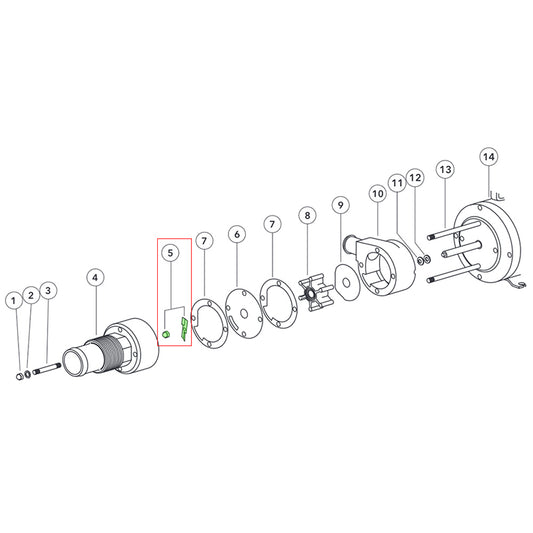 ITT Jabsco Cutter Plate - 37056-2000