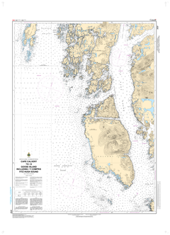 Chart 3727 - Cape Calvert to Goose Island including / y compris