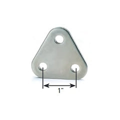 C S Johnson Marine Hardware Diamond Plate 1 4 - Steveston Marine and Hardware