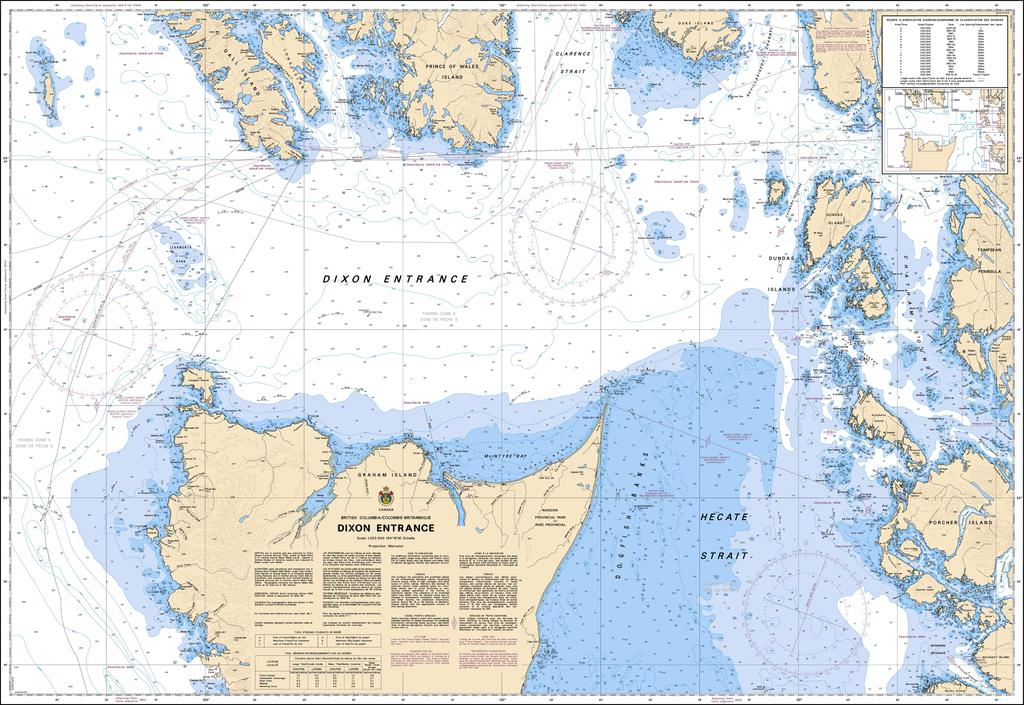 Chart 3800 - Dixon Entrance - Steveston Marine and Hardware
