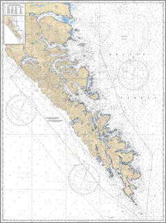 Chart 3853 - Cape St. James to  Cumshewa Inlet and/et Tasu Sound - Steveston Marine and Hardware
