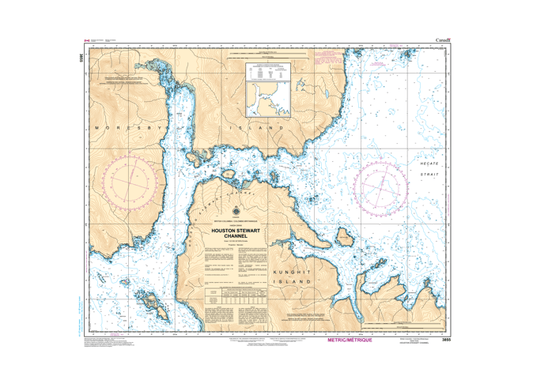 Chart 3855 - Houston Stewart Channel - Steveston Marine and Hardware