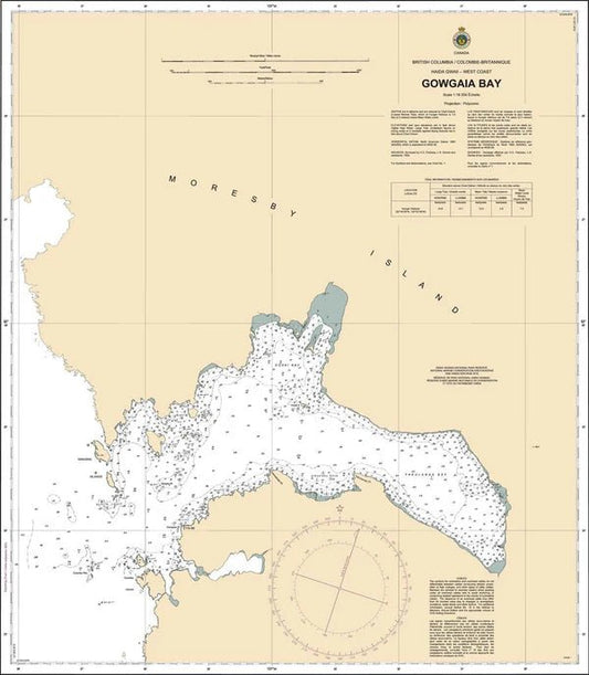 Chart 3864 - Gowgaia Bay - Steveston Marine and Hardware